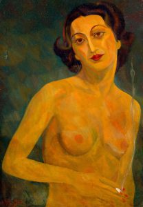 (Nude with Cigarette)