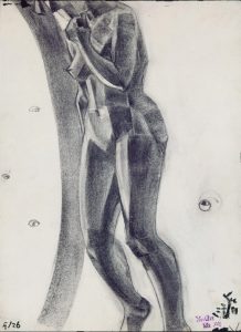 Untitled (Standing Female Nude)
